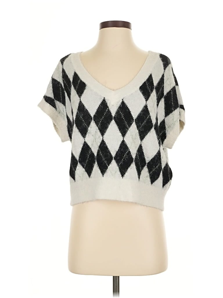 Pre-owned Free People Sweater Vest In Silver