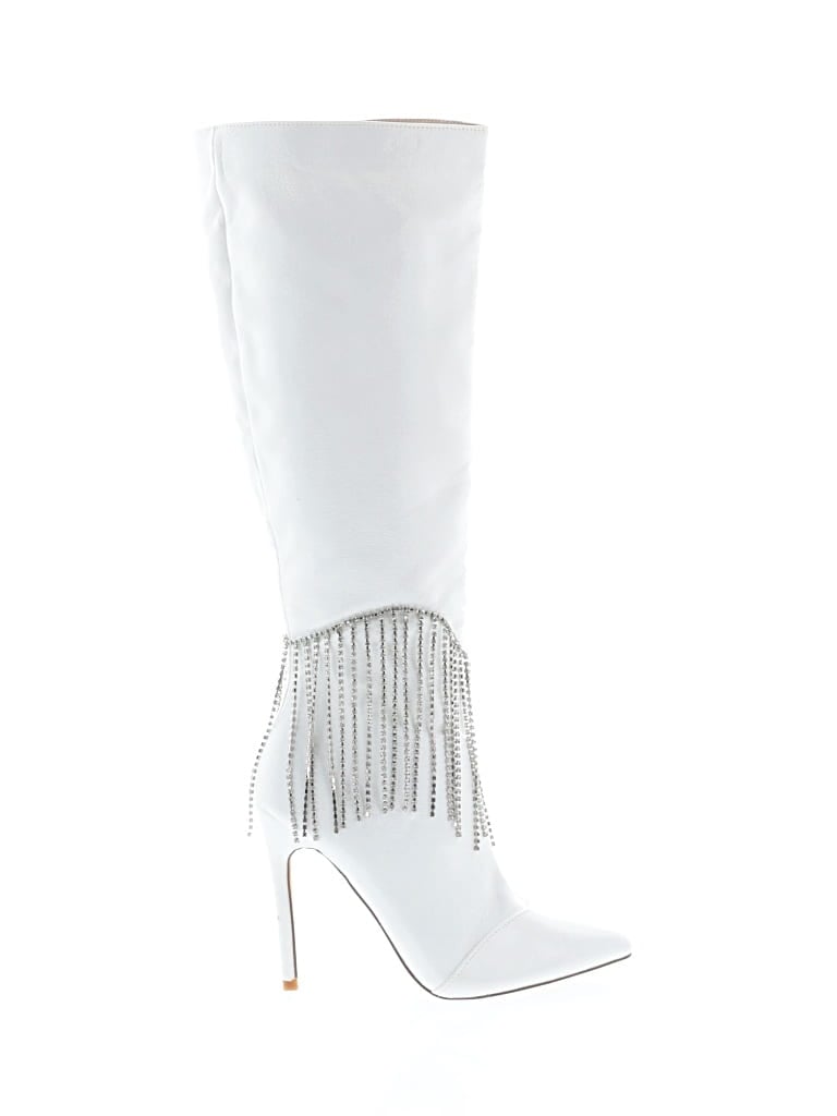 Pre-owned Berness Boots In White