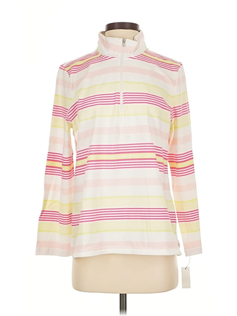 Talbots Outlet Long Sleeve Polo Shirt In Pink