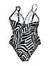 Freshwater Print Black One Piece Swimsuit Size S - photo 2