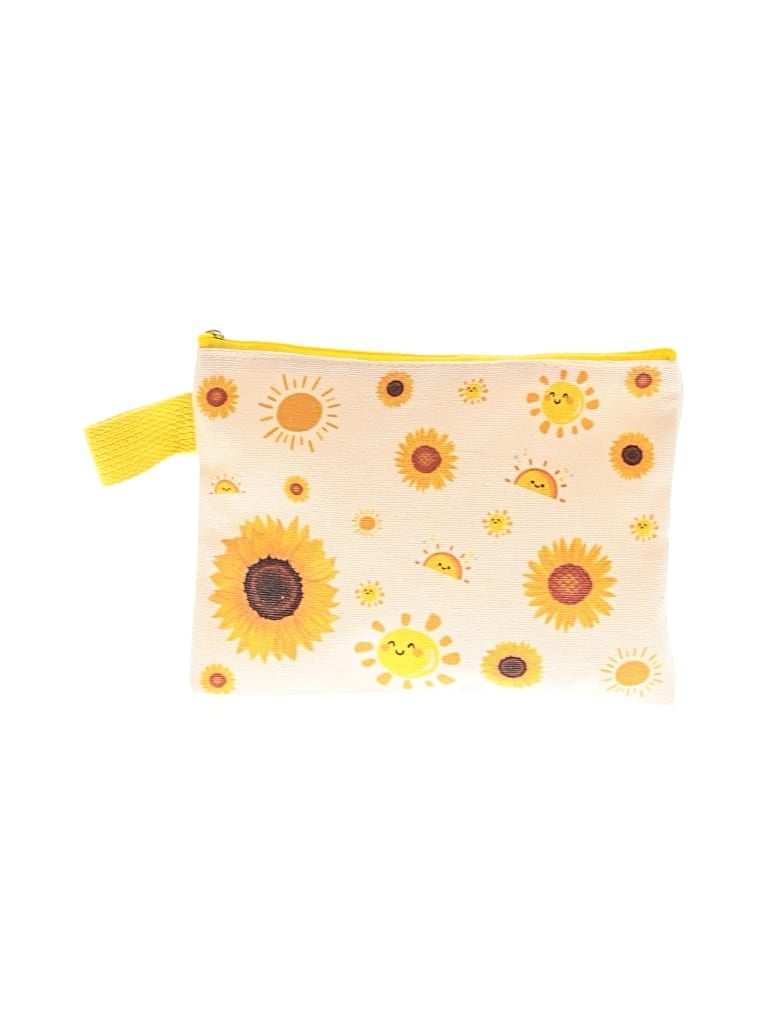 Pre-owned Unbranded Makeup Bag In Yellow