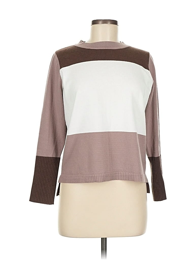 Pre-owned Assorted Brands Pullover Sweater In Brown