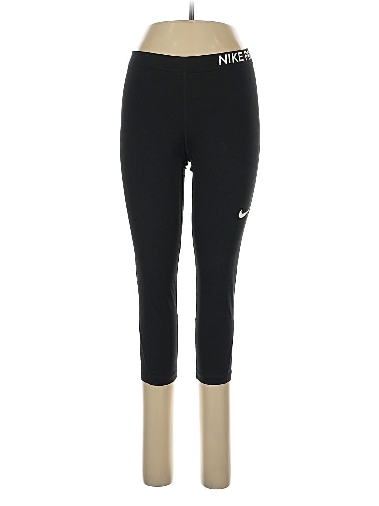 Pre-owned Nike Active Pants In Black