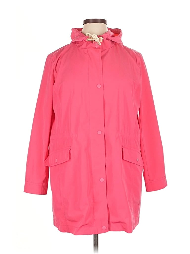 Pre-owned Talbots Raincoat In Pink