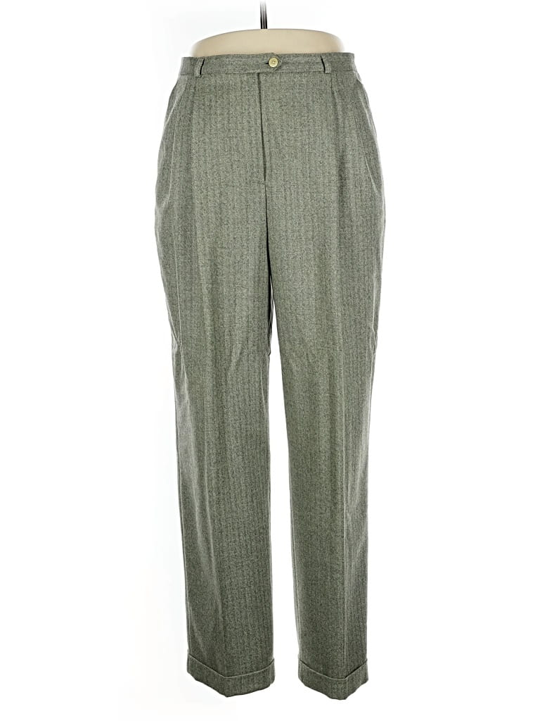 Pre-owned Polo Ralph Lauren Wool Pants In Green