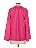 Lilly Pulitzer 100% Polyester Pink Long Sleeve Blouse Size XS - photo 2