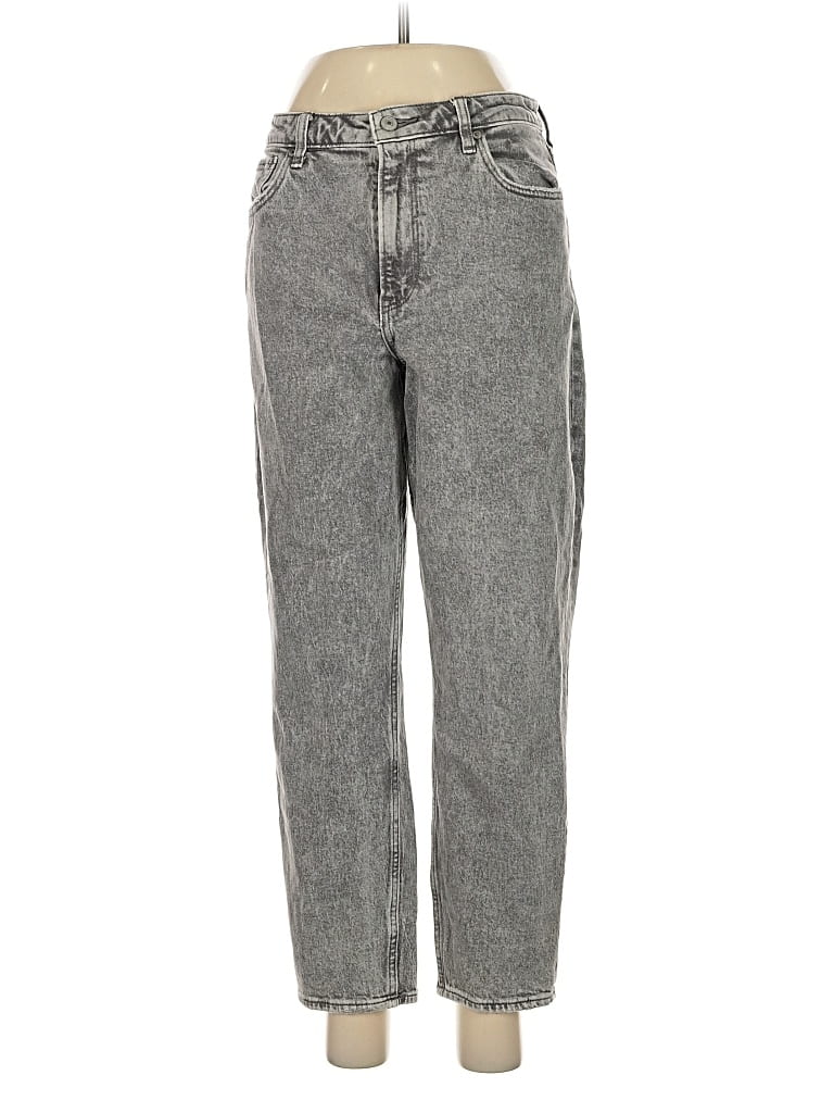 Pre-owned Abercrombie & Fitch Jeans In Gray