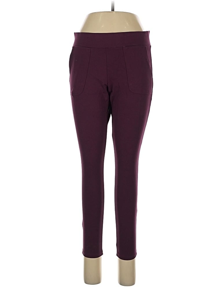 Pre-owned Torrid Active Pants In Burgundy