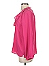 Lilly Pulitzer 100% Polyester Pink Long Sleeve Blouse Size XS - photo 5