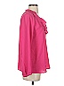 Lilly Pulitzer 100% Polyester Pink Long Sleeve Blouse Size XS - photo 4