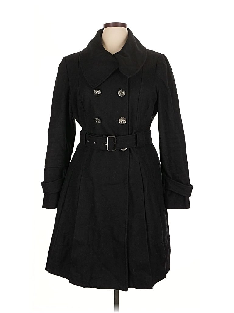 Pre-owned Apt. 9 Coat In Black