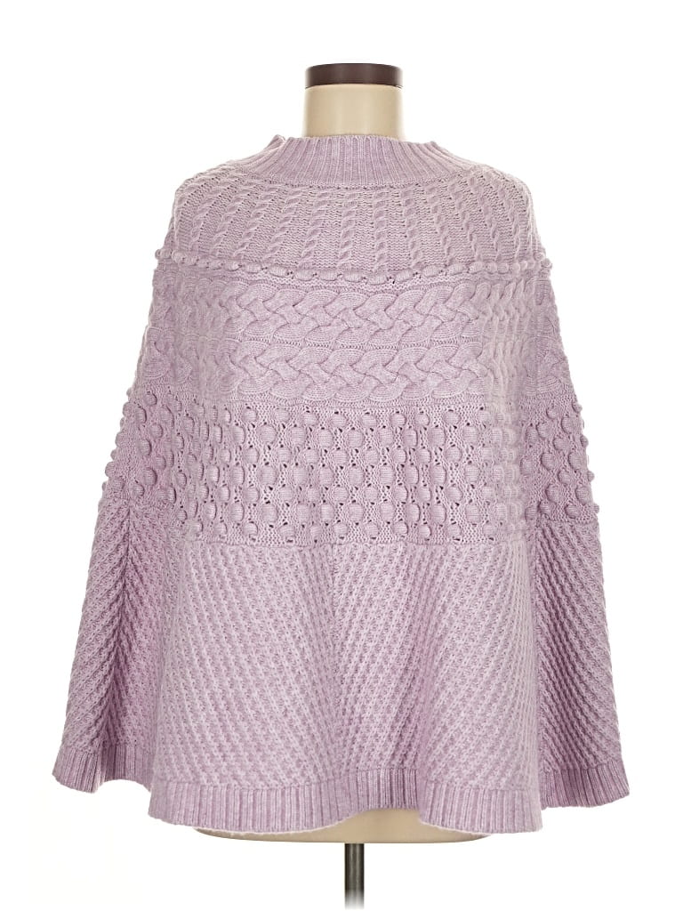 Pre-owned Talbots Poncho In Purple