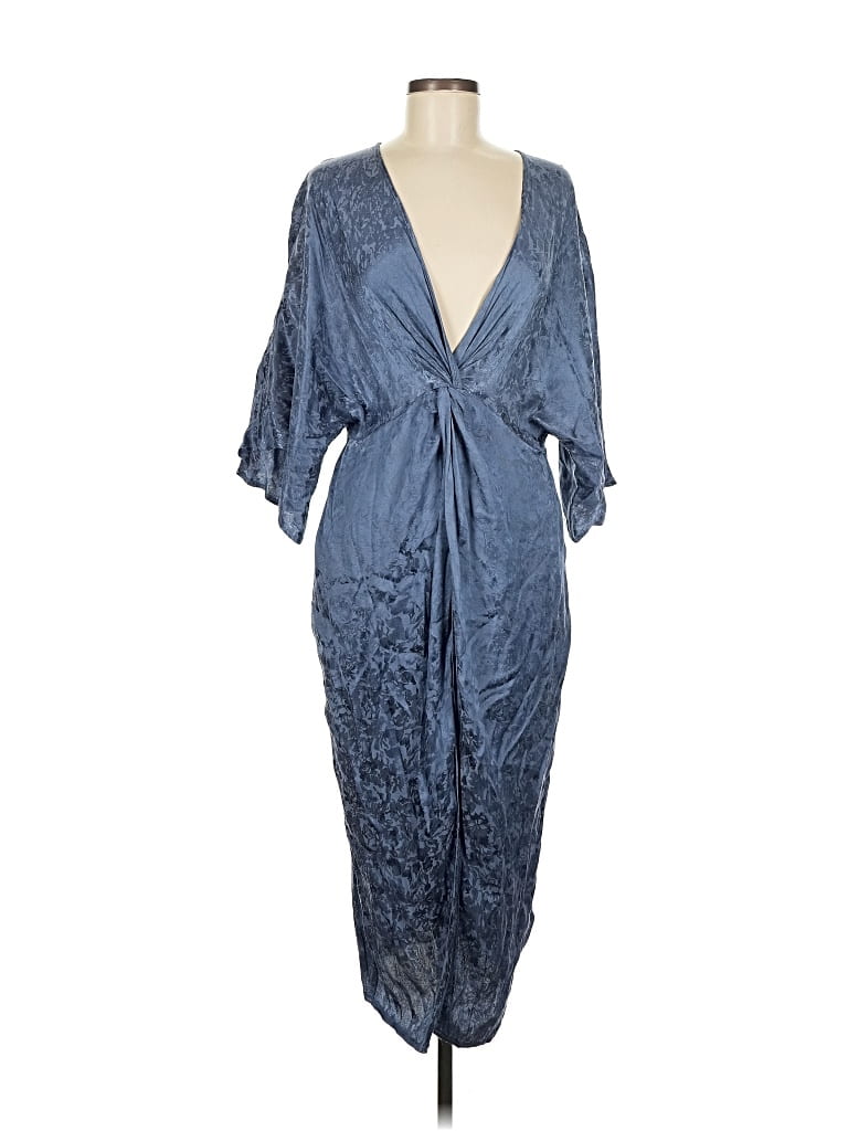 Pre-owned Asos Design Cocktail Dress In Blue