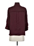 BCBGMAXAZRIA 100% Polyester Burgundy 3/4 Sleeve Blouse Size S - photo 2
