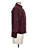BCBGMAXAZRIA 100% Polyester Burgundy 3/4 Sleeve Blouse Size S - photo 4