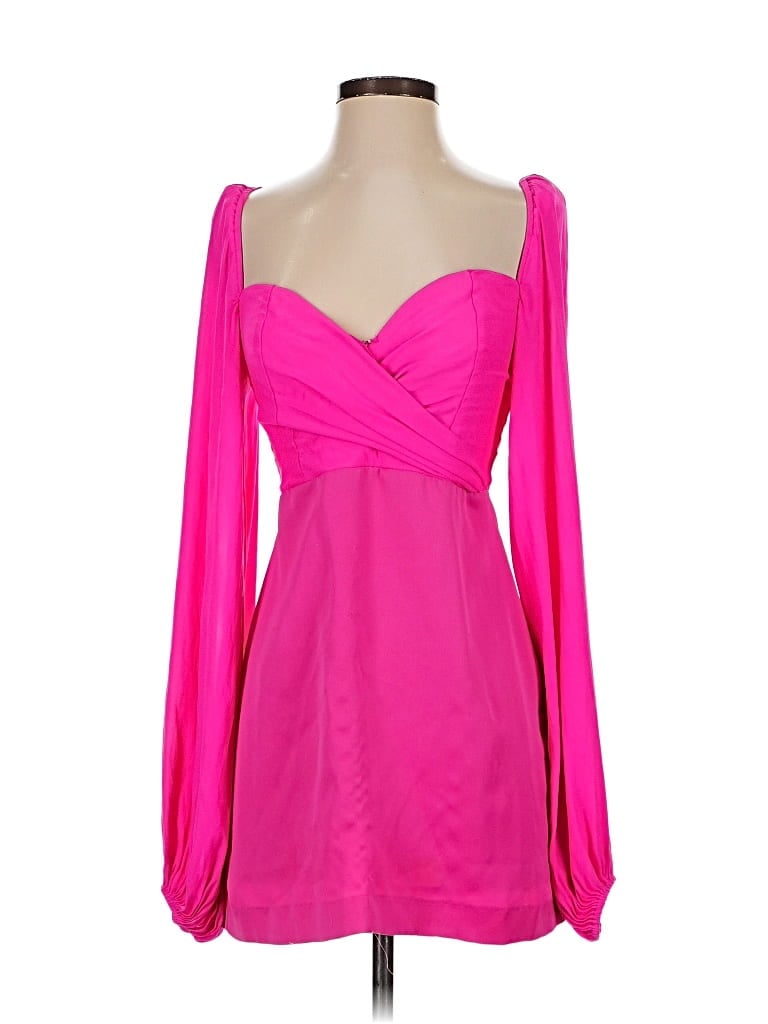 Pre-owned Nbd Cocktail Dress In Pink