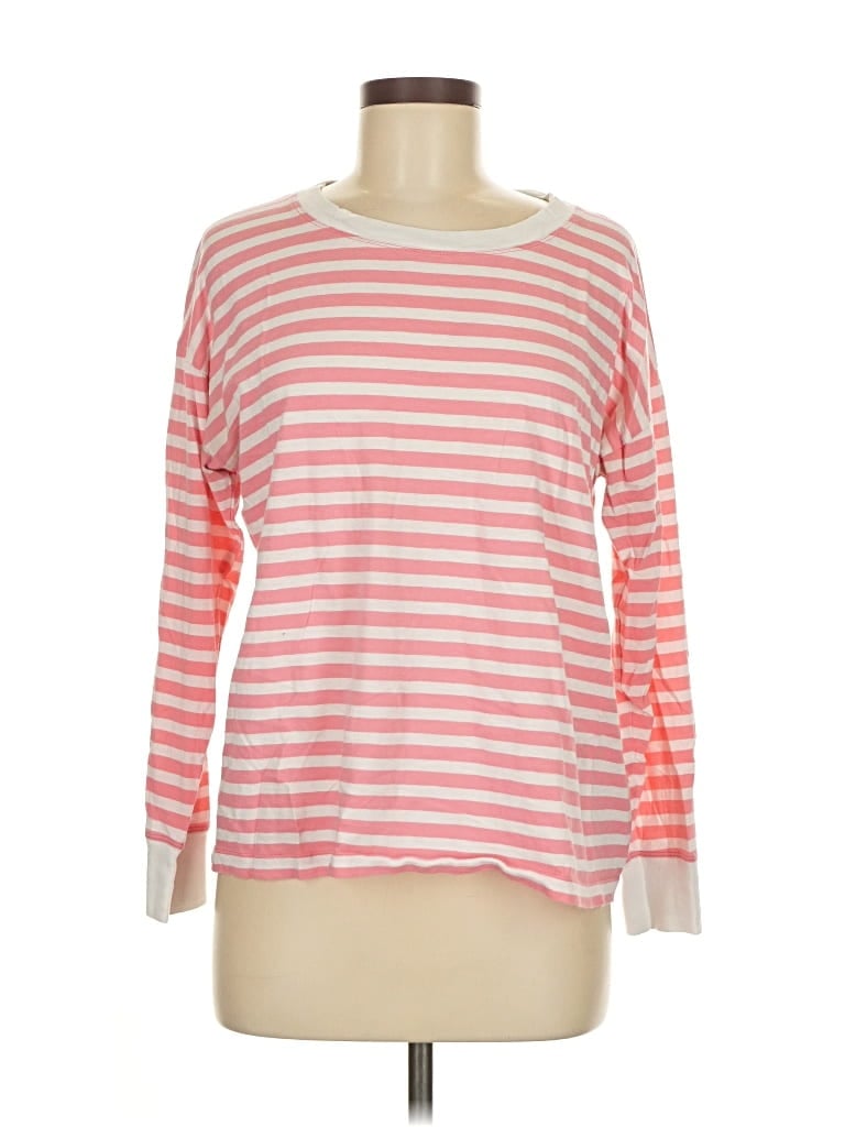 Pre-owned J.crew Factory Store Long Sleeve T-shirt In Pink