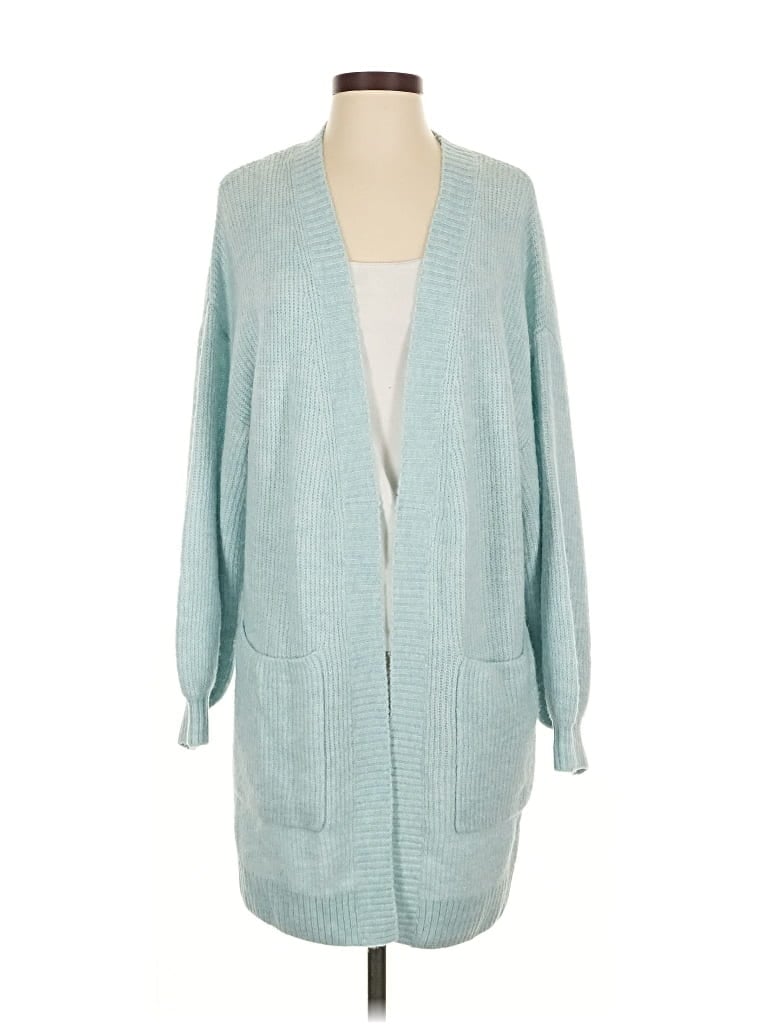 Pre-owned Divided By H&m Cardigan Sweater In Blue