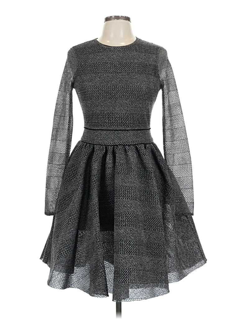 Pre-owned Maje Cocktail Dress In Silver