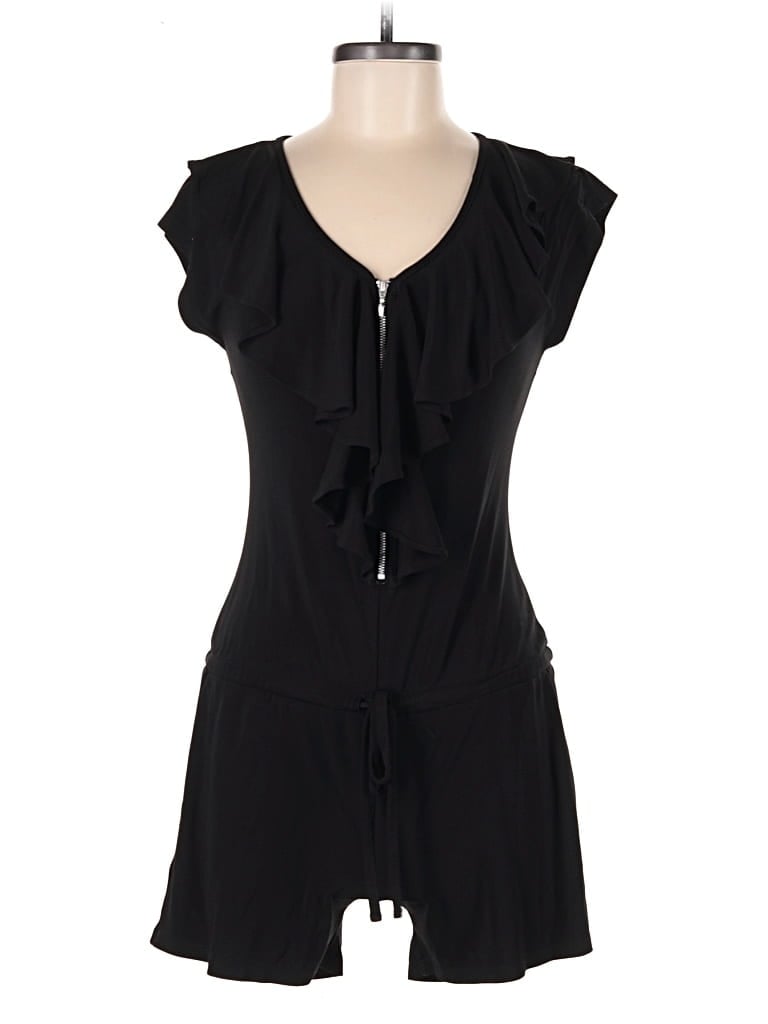 Pre-owned Inc International Concepts Romper In Black