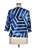 Onque Blue 3/4 Sleeve Blouse Size 1X - photo 2