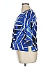 Onque Blue 3/4 Sleeve Blouse Size 1X - photo 5