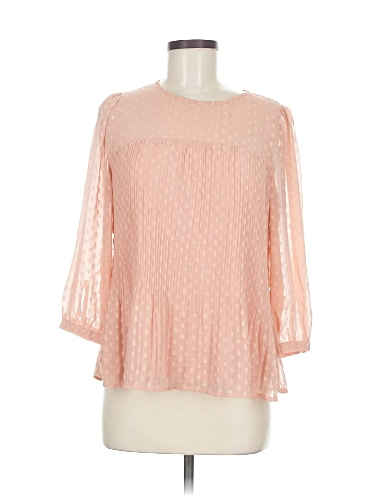 Pre-owned Figueroa & Flower 3/4 Sleeve Blouse In Pink