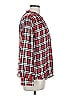 Tolani 100% Viscose Plaid Red Long Sleeve Blouse Size L - photo 4