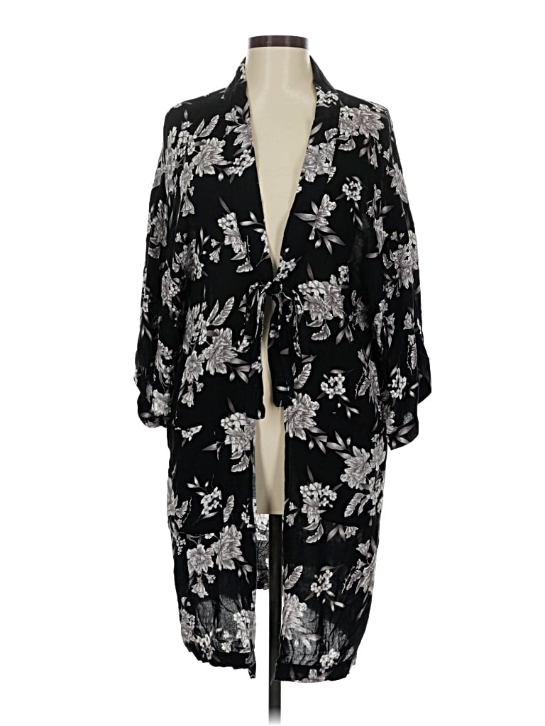 Pre-owned Spiritual Gangster Kimono In Black