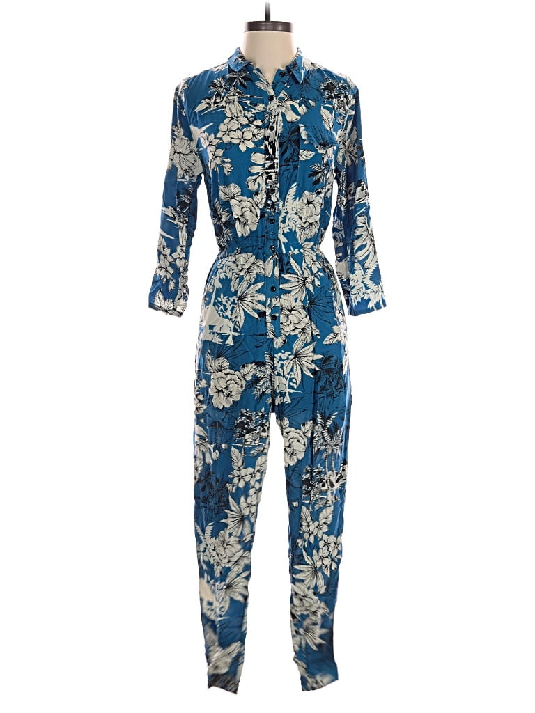 Pre-owned Topshop Jumpsuit In Blue