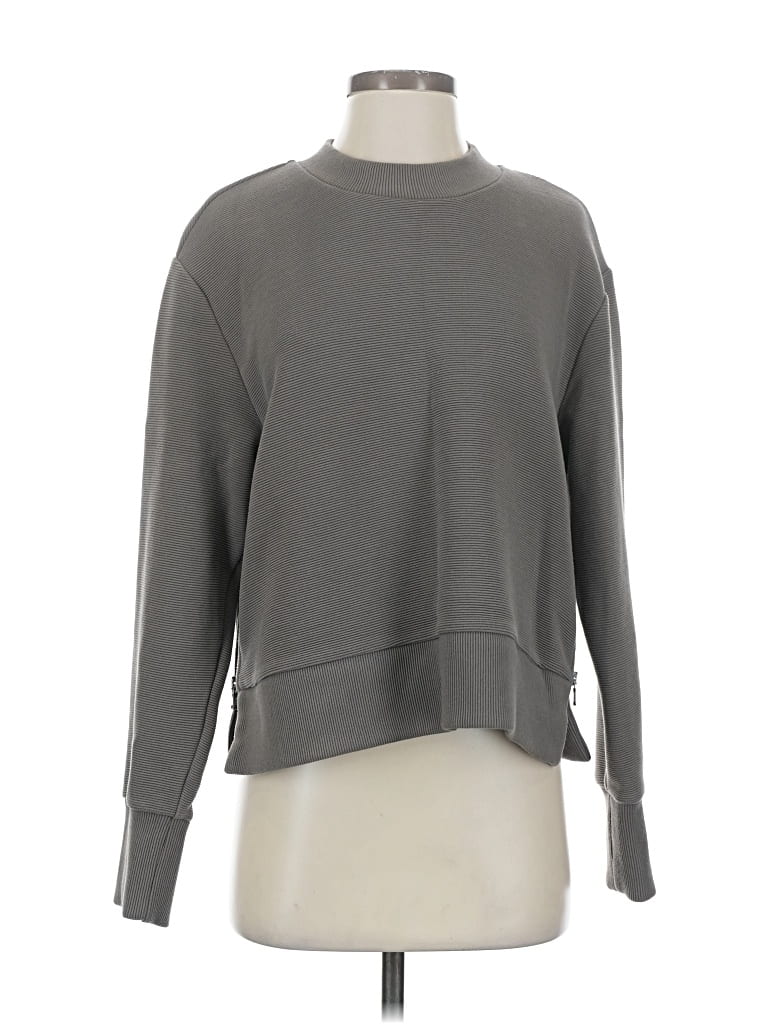 Pre-owned Varley Pullover Sweater In Brown