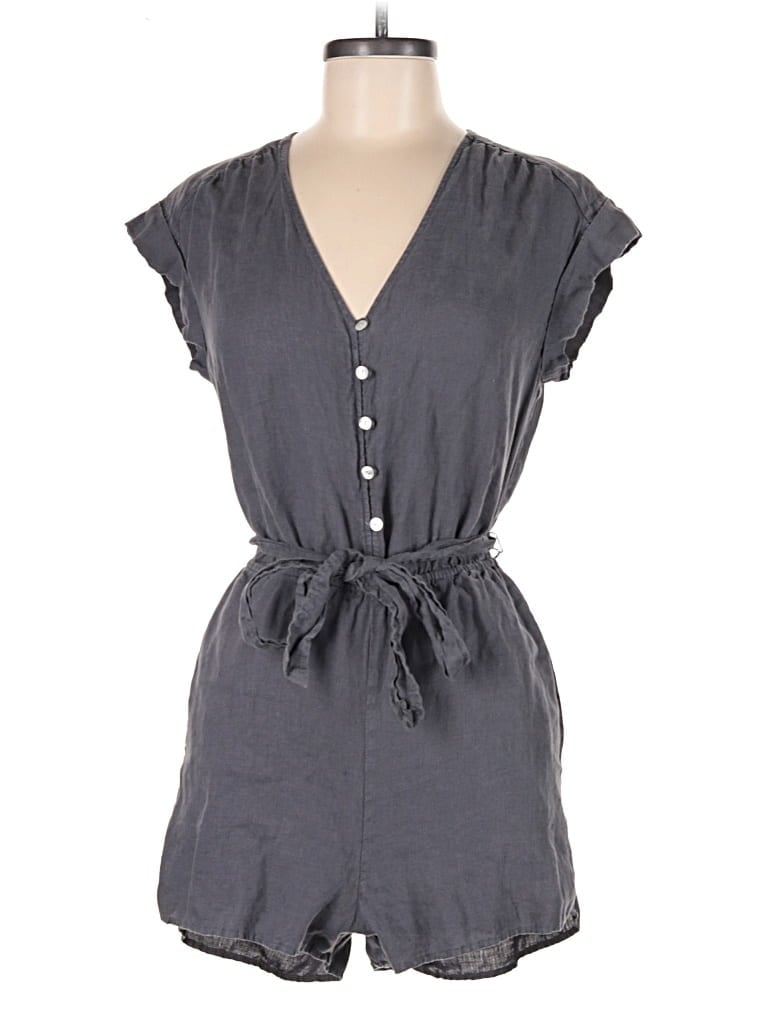 CLOTH & STONE Pre-owned Romper In Gray