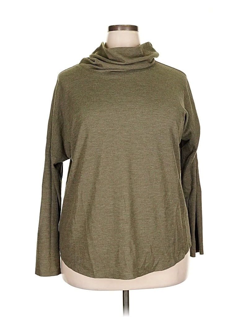 Pre-owned A New Day Turtleneck Sweater In Green