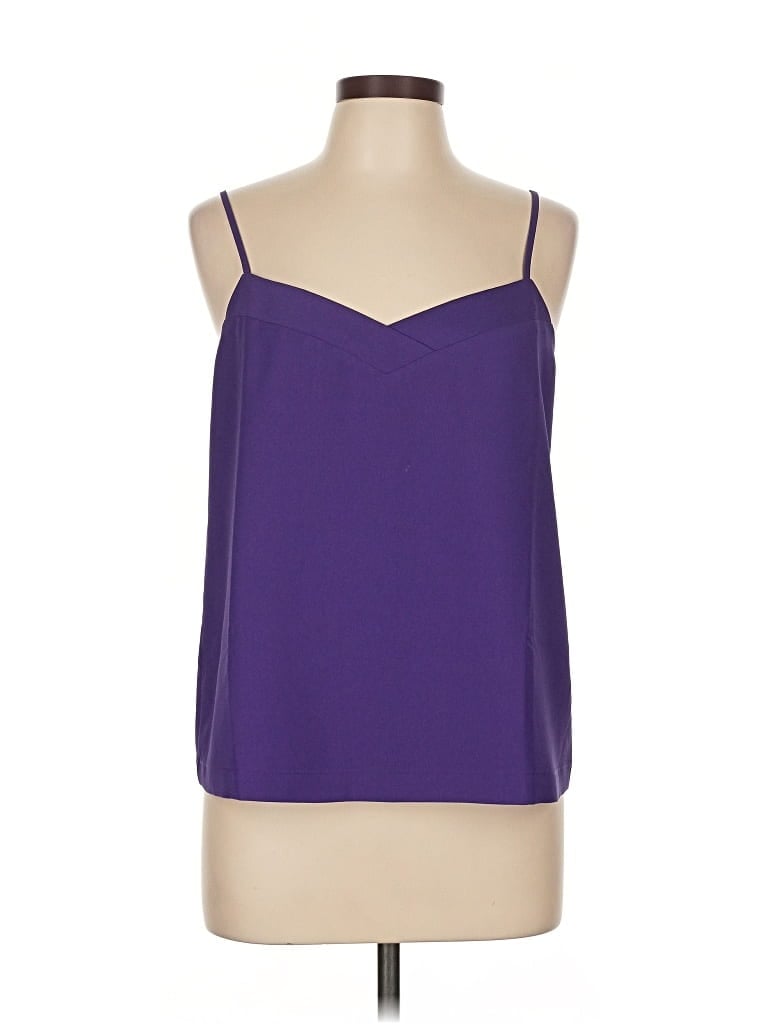 Pre-owned J.crew Factory Store Sleeveless Blouse In Purple