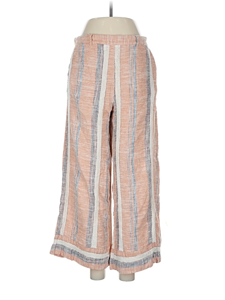 Pre-owned Fate Linen Pants In Silver