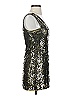 Express 100% Nylon Silver Cocktail Dress Size XS - photo 4