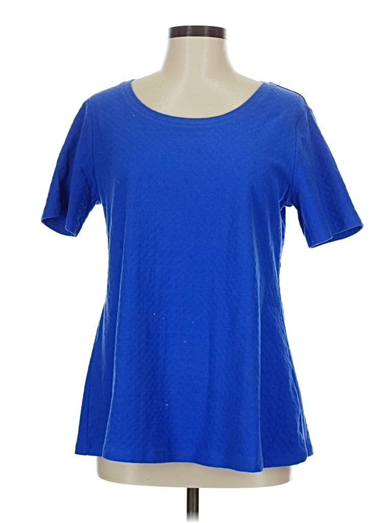 Pre-owned Isaac Mizrahi Live Active T-shirt In Blue