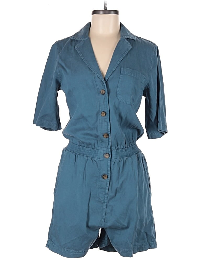 Pre-owned Faherty Romper In Blue