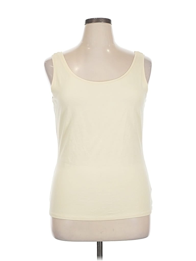 Nic + Zoe Tank Top Ivory Strapless Neckline Tops In White