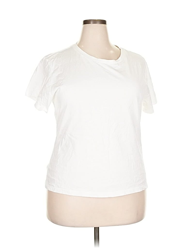 Pre-owned Assorted Brands Short Sleeve T-shirt In White