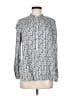 Max Studio 100% Rayon Blue Long Sleeve Blouse Size M - photo 1