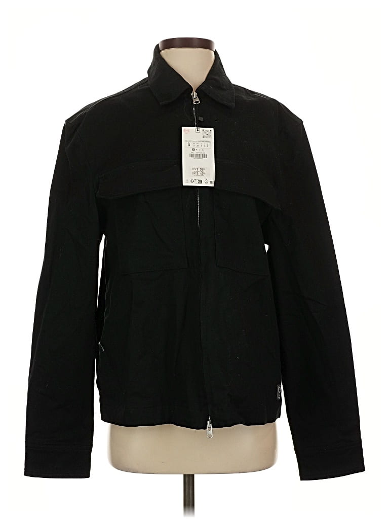 Pre-owned Zara Jacket In Black