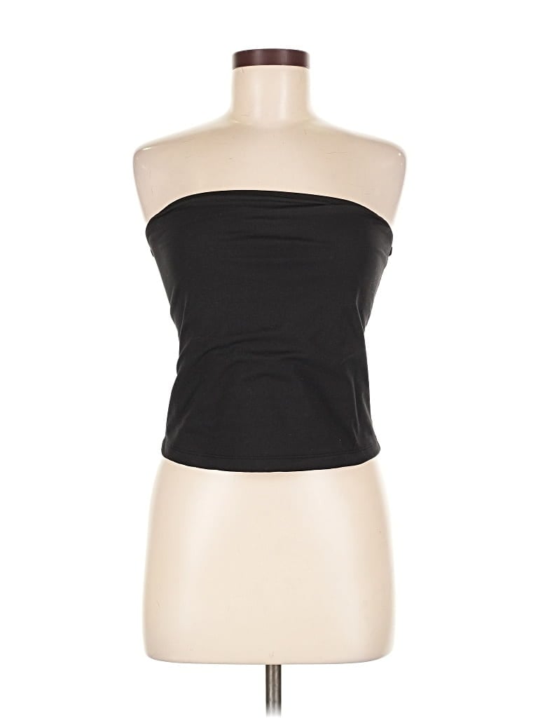 Pre-owned Wild Fable Tube Top Black Strapless Neckline Tops