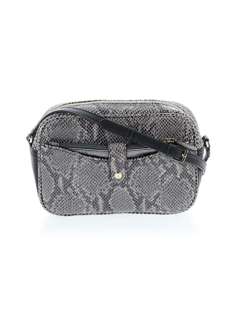 G.i.l.i. Leather Crossbody Bag In Brown