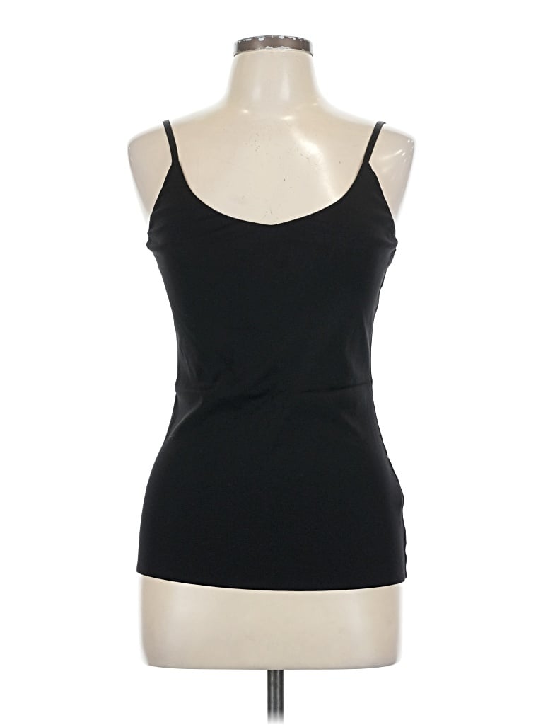 Pre-owned Lafayette 148 Tank Top Black Strapless Neckline Tops
