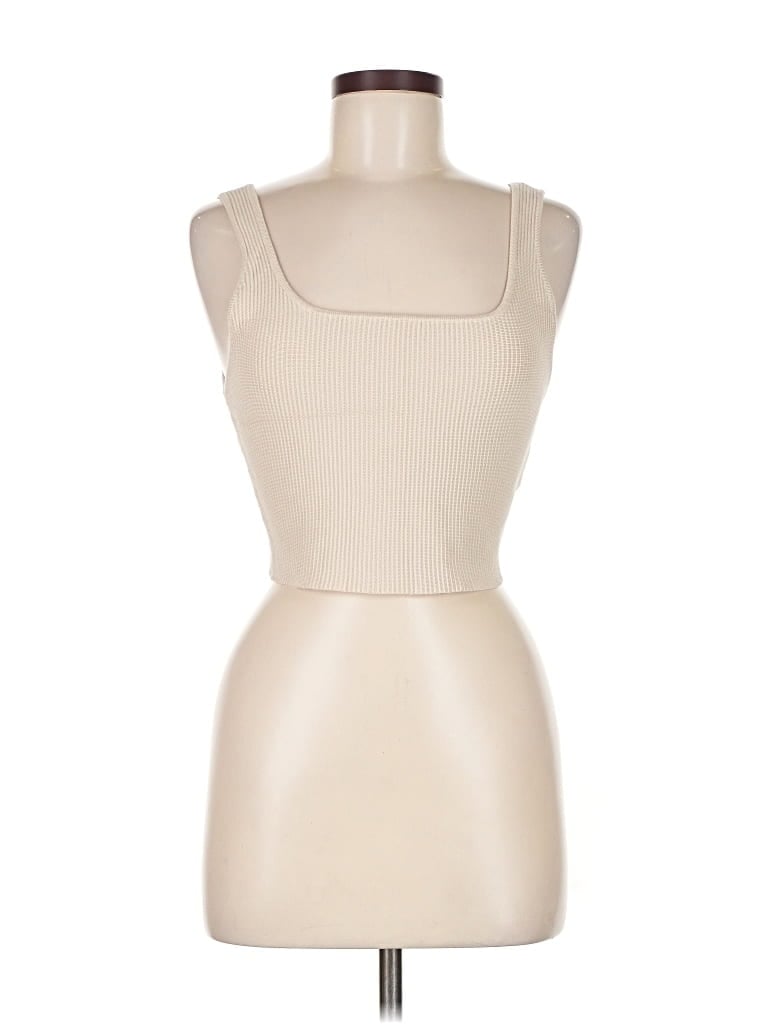 House Of Harlow 1960 Tank Top Ivory Strapless Neckline Tops In White
