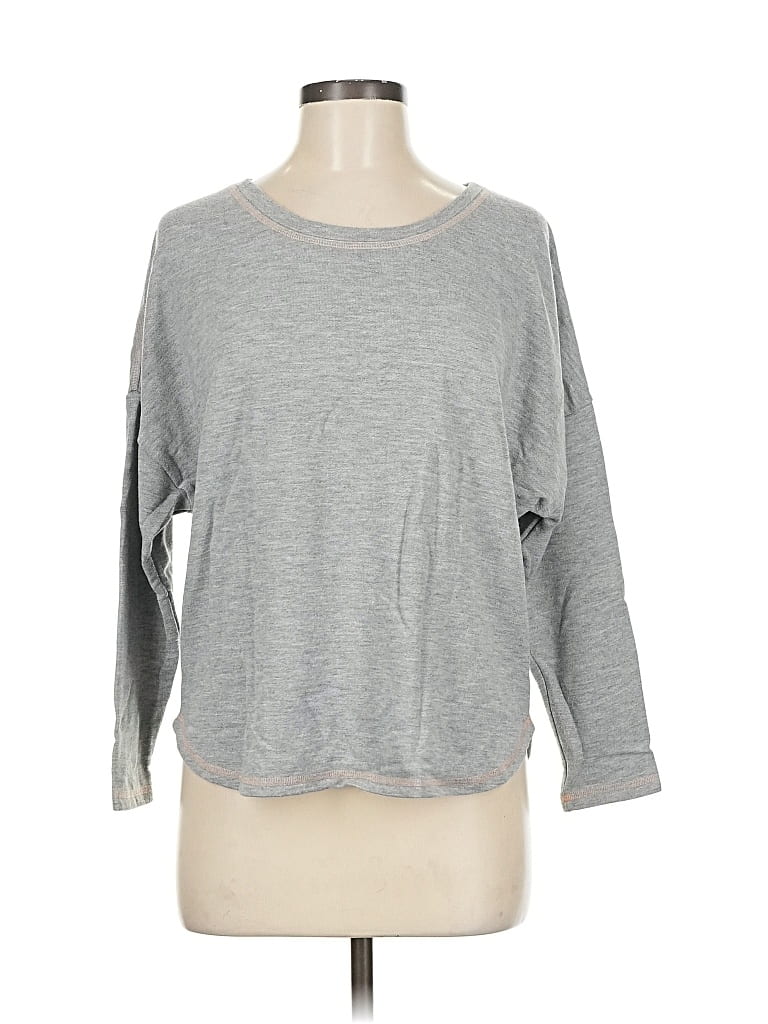 Pre-owned Eberjey Sweatshirt In Gray