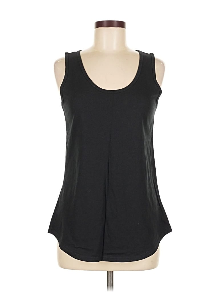 Pre-owned Port & Company Sleeveless T-shirt In Black