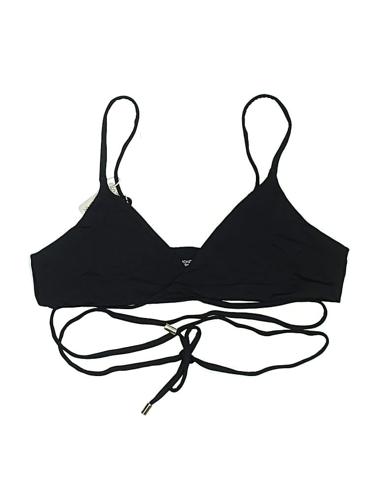 Pre-owned Monday Swimwear Swimsuit Top Black Swimwear