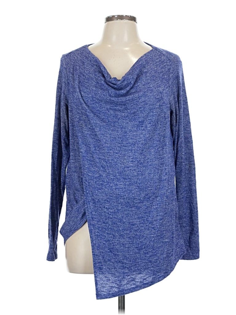 Pre-owned Simply Vera Vera Wang Pullover Sweater In Blue